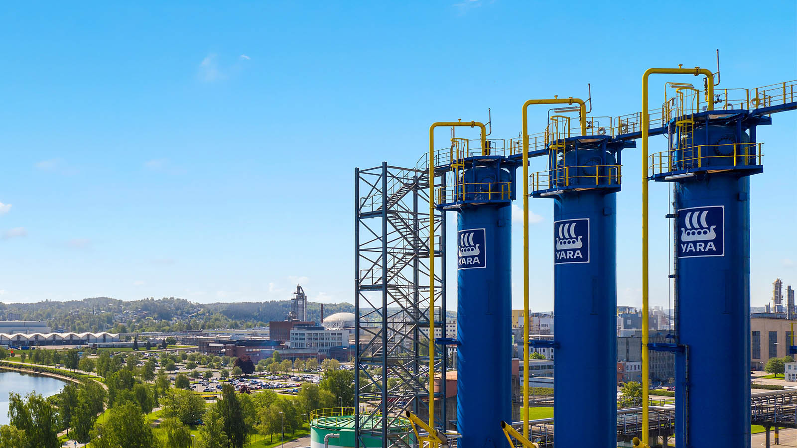 Ammonia plant in Yara Porsgrunn